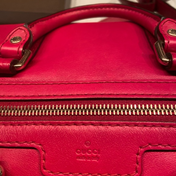 Red Guccissima Boston Bag - Picture 3 of 8